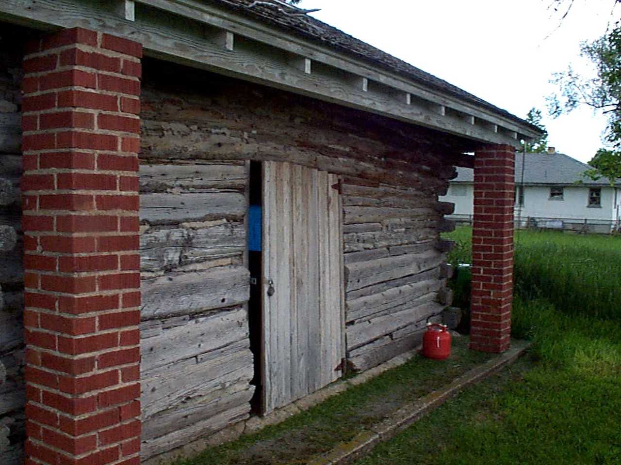 Back view of Nathan Smith Home